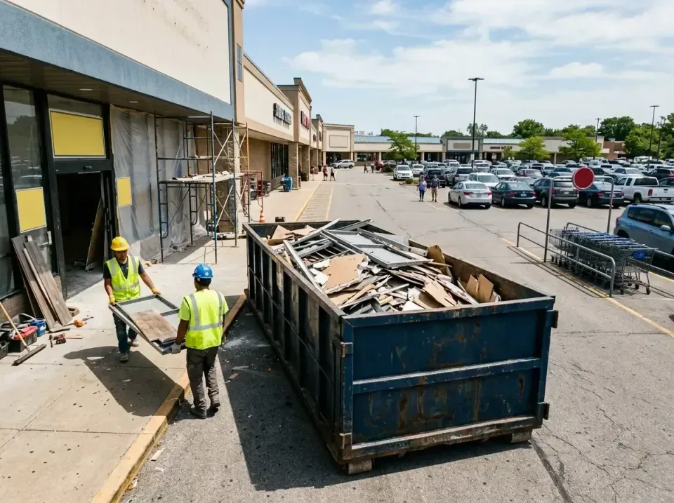 retail-store-renovation-debris-003 — frequently asked questions, Roll-off Dumpster Rentals in Atlantic Highlands, NJ